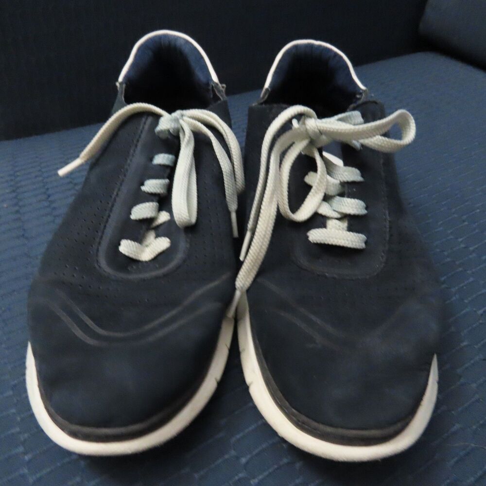 Vionic Black Leather Lace Up Sneakers Womens Size 7.5